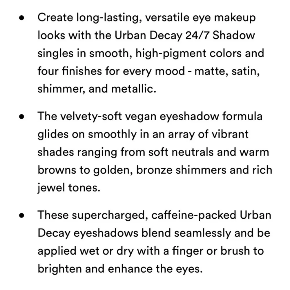 Urban Decay 24/7 Eyeshadow “Tease”